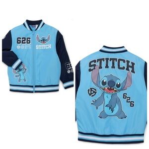 BRAND NEW BRAND NEW Lilo & Stitch Bomber Jacket, Midweight, Sizes 4/5